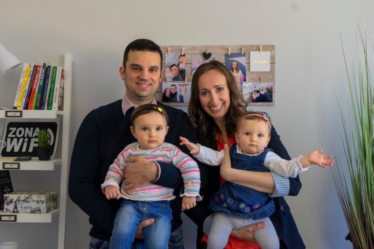 María Mikhailova, Carlos Garrudo y sus peques